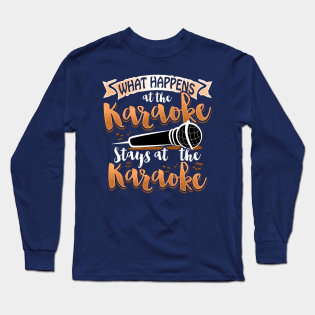 Karaoke Lover Long Sleeve T-Shirt by DeesDeesigns